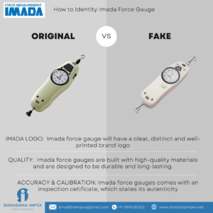 IMADA FORCE GAUGE ORIGINAL VS FAKE