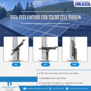 Imada Force Gauge Solar Panel Testing