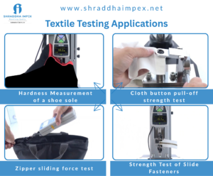 textile industry, force measurment, force gauge, fabric test