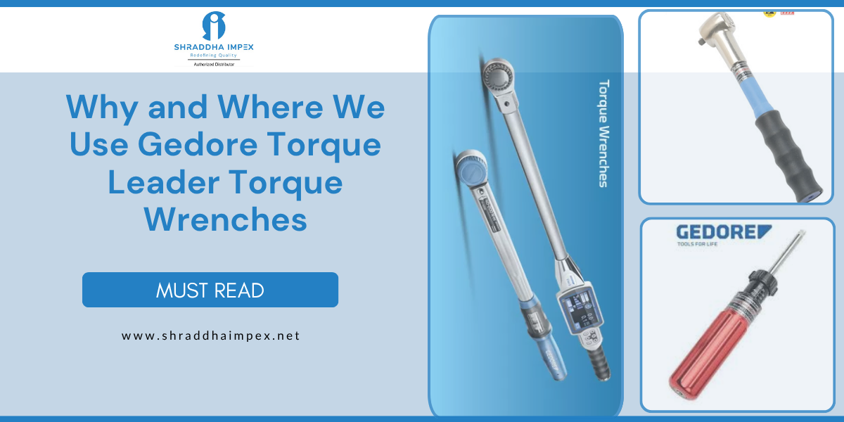 application of gedore torque leader torque wrenches